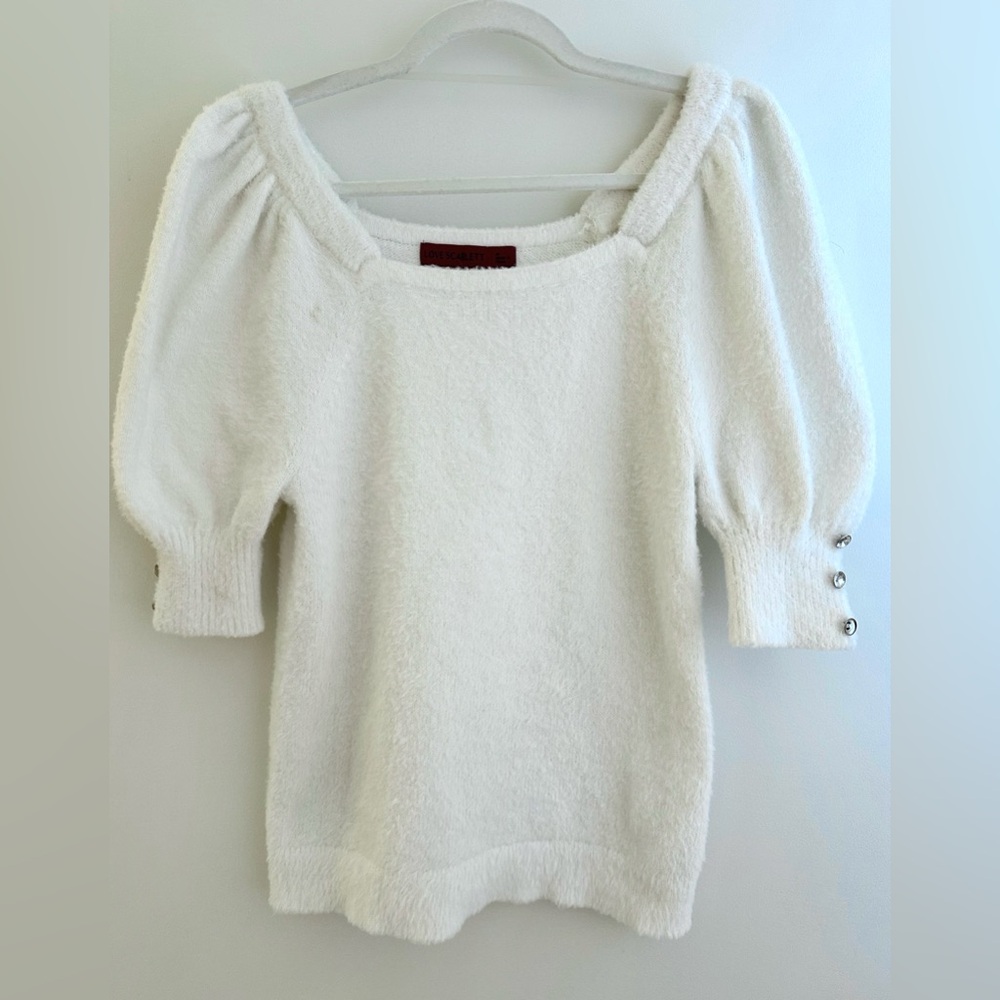 Scarlett White Puff Sleeve Top